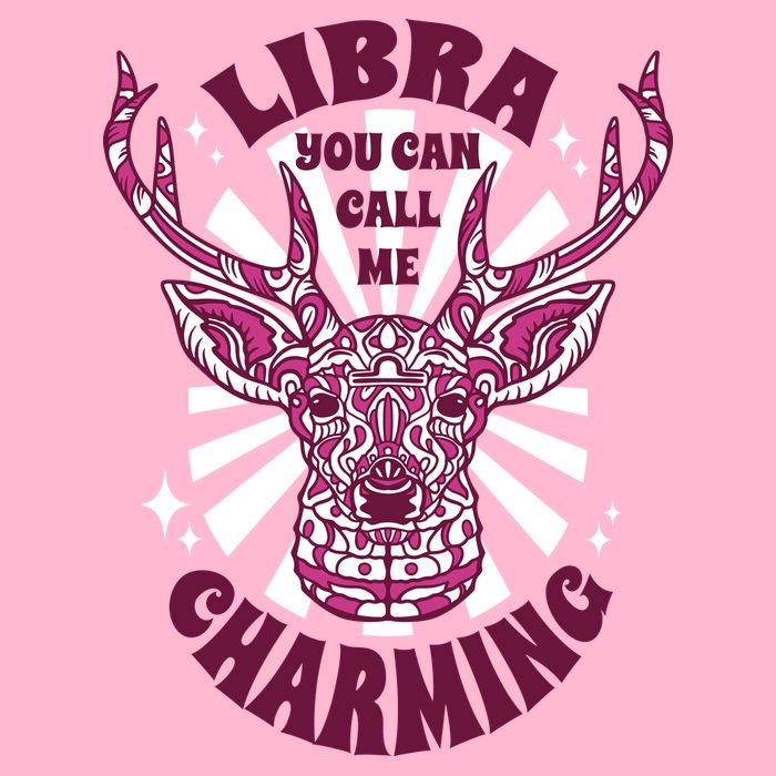 Libra You Can Call Me Charming Poster