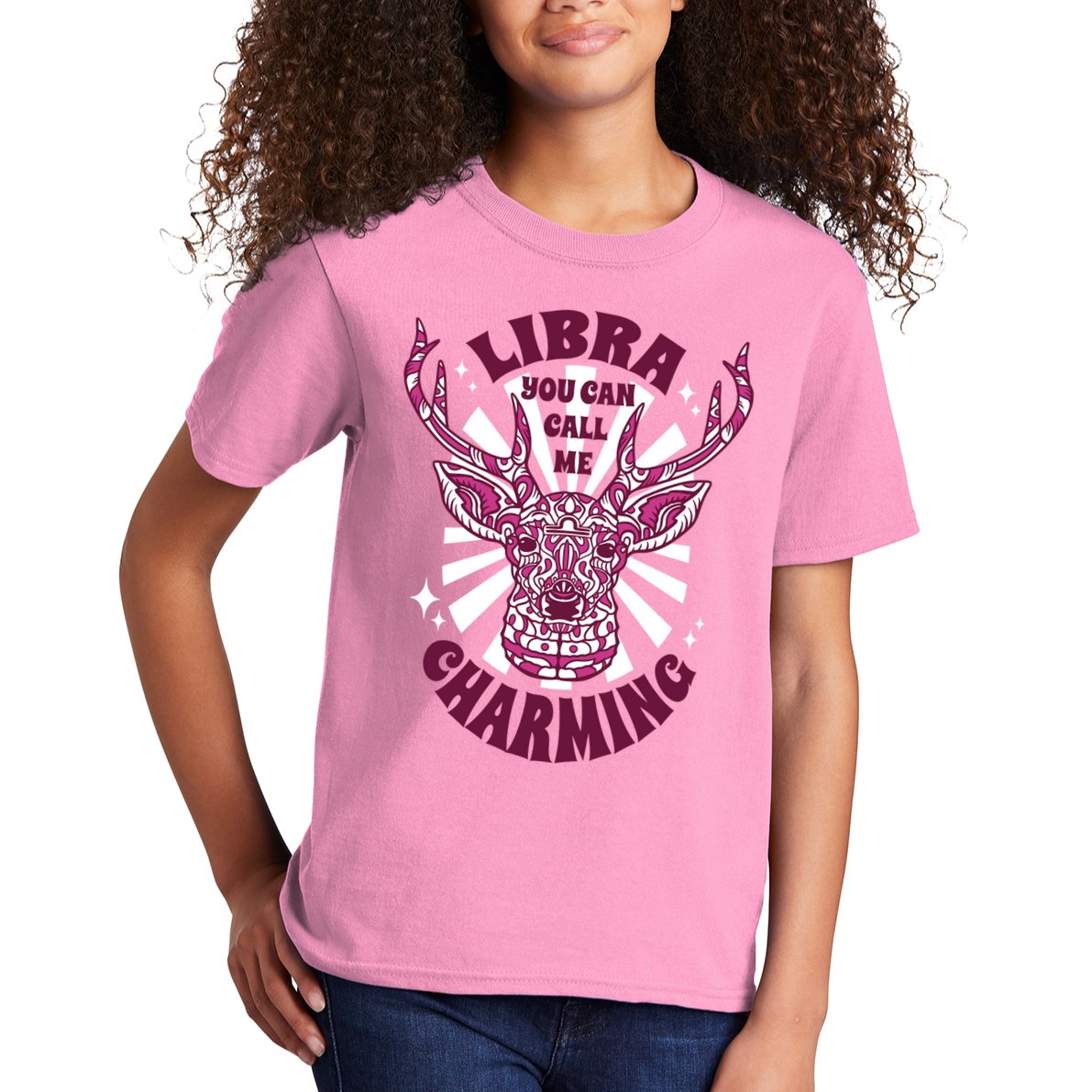 Libra You Can Call Me Charming Kids T-Shirt