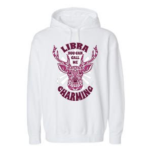 Libra You Can Call Me Charming Garment-Dyed Fleece Hoodie