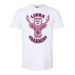 Libra You Can Call Me Charming Softstyle CVC T-Shirt