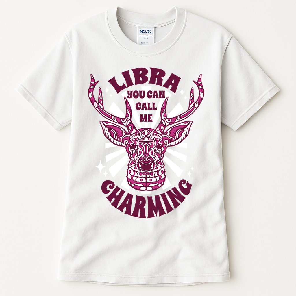 Libra You Can Call Me Charming Tall T-Shirt