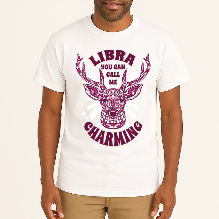 Libra You Can Call Me Charming Tall T-Shirt