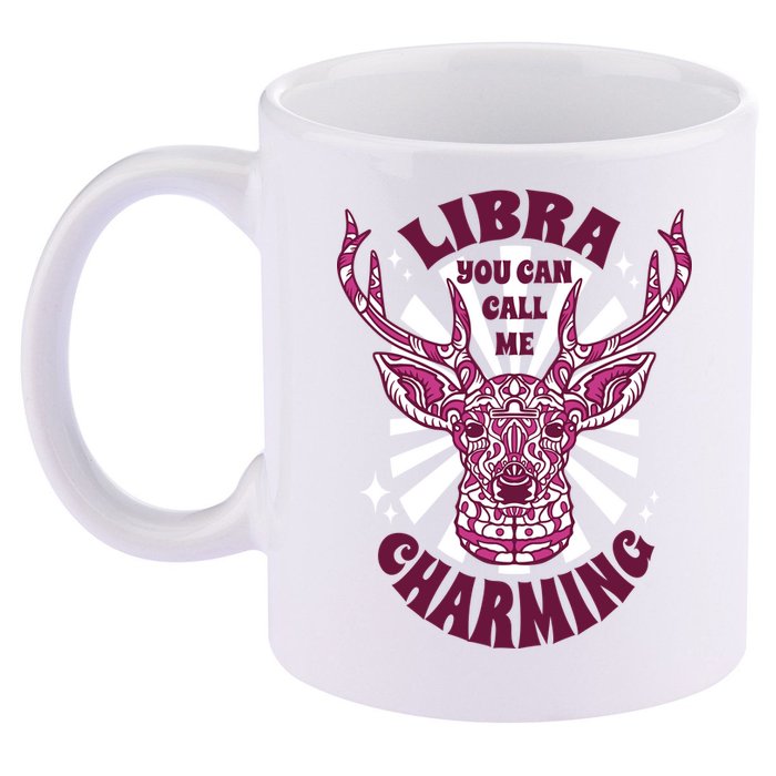 Libra You Can Call Me Charming 11oz C Handle Ceramic Mug