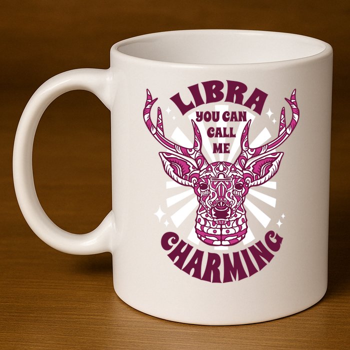 Libra You Can Call Me Charming 11oz C Handle Ceramic Mug