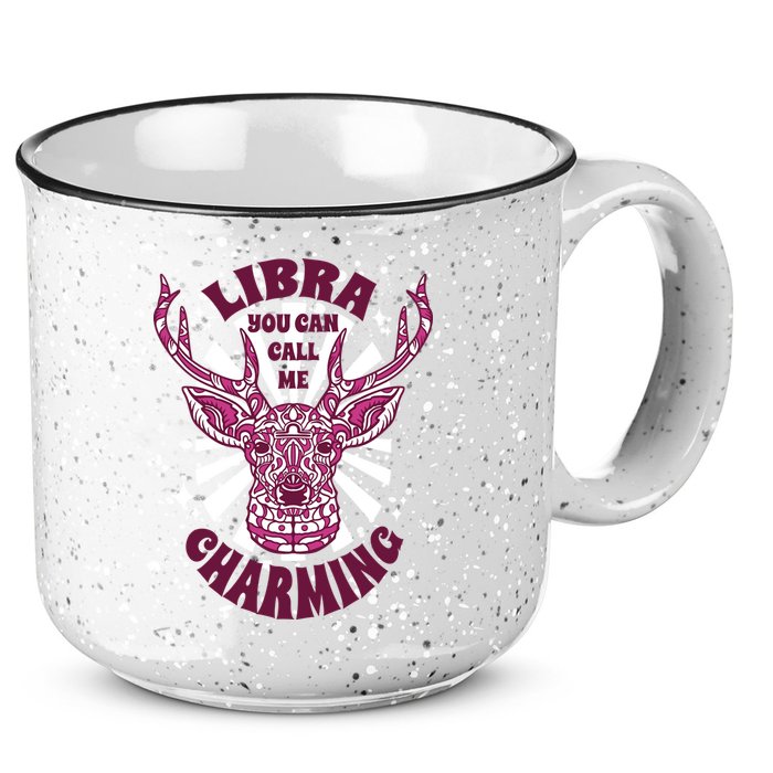 Libra You Can Call Me Charming 15oz Campfire Ceramic Mug