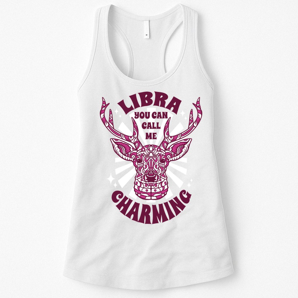 Libra You Can Call Me Charming Womens Tank Top