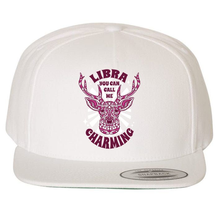 Libra You Can Call Me Charming Wool Snapback Cap