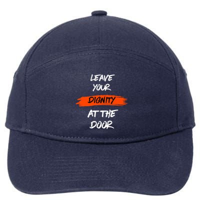 Leave Your Dignity At The Door 7-Panel Snapback Hat