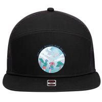 Let Your Dreams Lead The Way Travel 7 Panel Mesh Trucker Snapback Hat