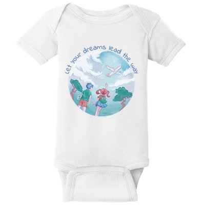Let Your Dreams Lead The Way Travel Baby Bodysuit
