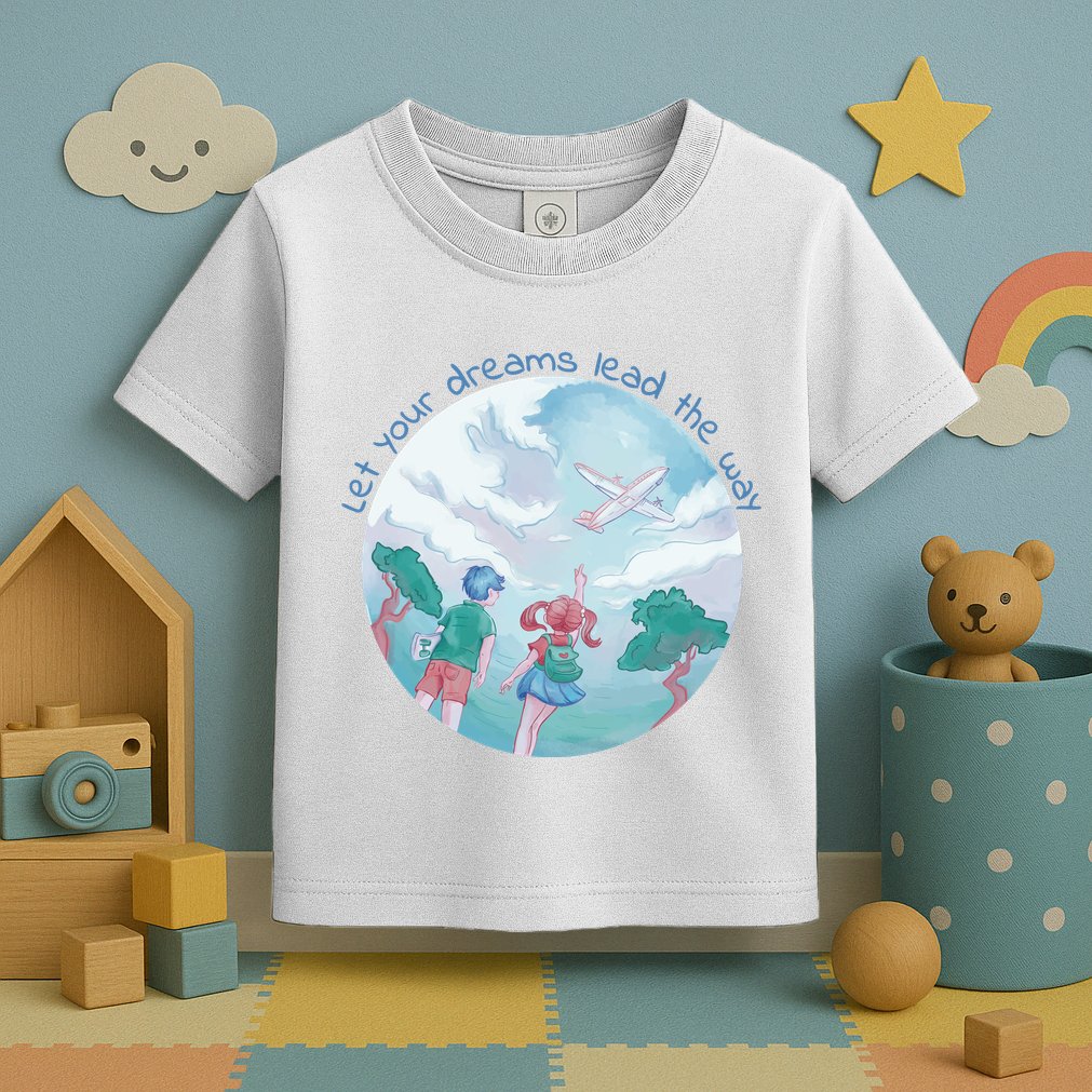 Let Your Dreams Lead The Way Travel Toddler T-Shirt