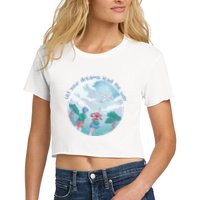 Let Your Dreams Lead The Way Travel Women's Crop Top Tee