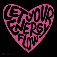 Let Your Energy Flow Heart Quote Impact Tech Backpack