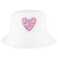 Let Your Energy Flow Heart Quote Cool Comfort Performance Bucket Hat