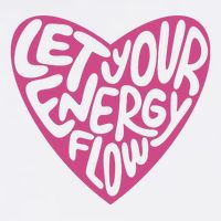 Let Your Energy Flow Heart Quote Cool Comfort Performance Bucket Hat