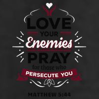 Love Your Enemies Pray For Those Who Persecute You Matthew Golf Towel