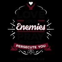 Love Your Enemies Pray For Those Who Persecute You Matthew Wool Snapback Cap
