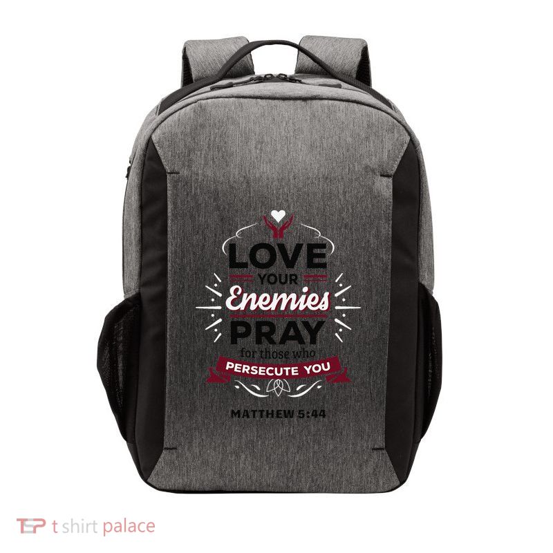 Love Your Enemies Pray For Those Who Persecute You Matthew Vector Backpack