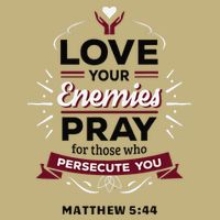 Love Your Enemies Pray For Those Who Persecute You Matthew Cooling Performance Crew T-Shirt