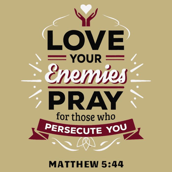 Love Your Enemies Pray For Those Who Persecute You Matthew Cooling Performance Crew T-Shirt