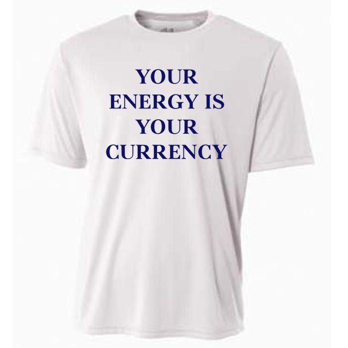 Lukacmp Your Energy Is Your Currency Cooling Performance Crew T-Shirt