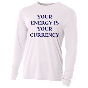 Lukacmp Your Energy Is Your Currency Cooling Performance Long Sleeve Crew