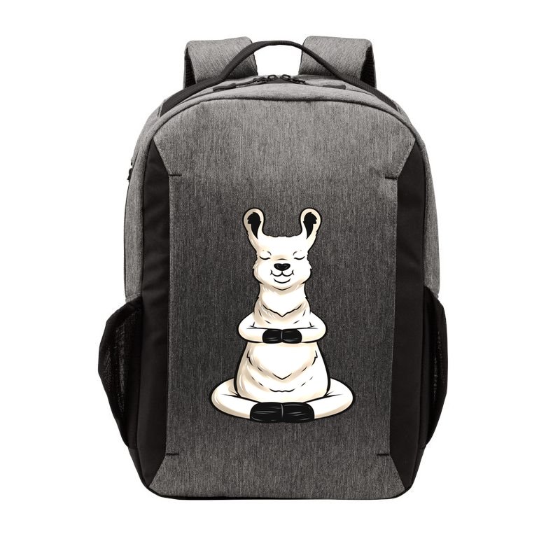 Llama Yoga Funny Namaste Vector Backpack