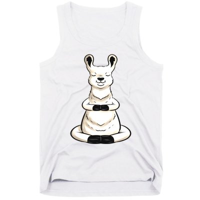 Llama Yoga Funny Namaste Tank Top