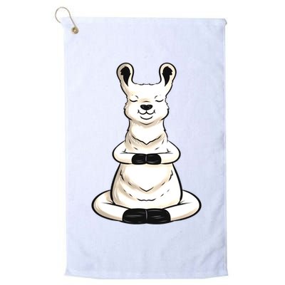 Llama Yoga Funny Namaste Golf Towel