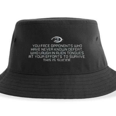 Legendary You Face Opponents Who Have Never Known Defeat Who Laugh In Alien Tong Sustainable Bucket Hat