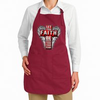Let Your Faith Be Bigger Than Your Fear Winged Cross Apron