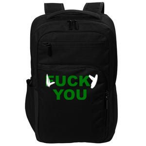 Lucky You F*ck You Funny St Patrick's Day Impact Tech Backpack