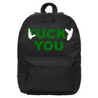 Lucky You F*ck You Funny St Patrick's Day 16 in Basic Backpack