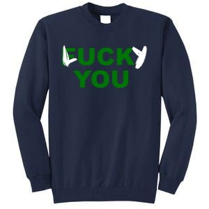 Lucky You F*ck You Funny St Patrick's Day Tall Sweatshirt