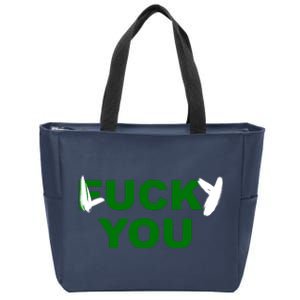 Lucky You F*ck You Funny St Patrick's Day Zip Tote Bag