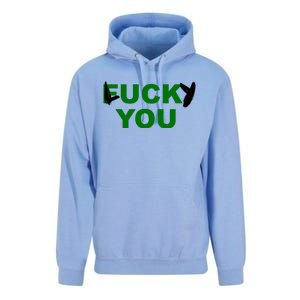 Lucky You F*ck You Funny St Patrick's Day Unisex Surf Hoodie