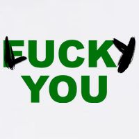 Lucky You F*ck You Funny St Patrick's Day Garment-Dyed Heavyweight T-Shirt