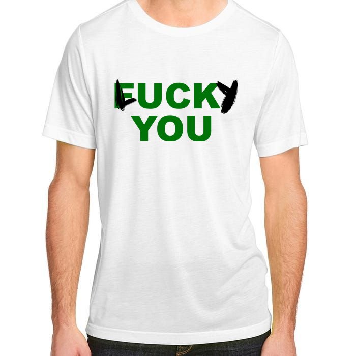 Lucky You F*ck You Funny St Patrick's Day Adult ChromaSoft Performance T-Shirt