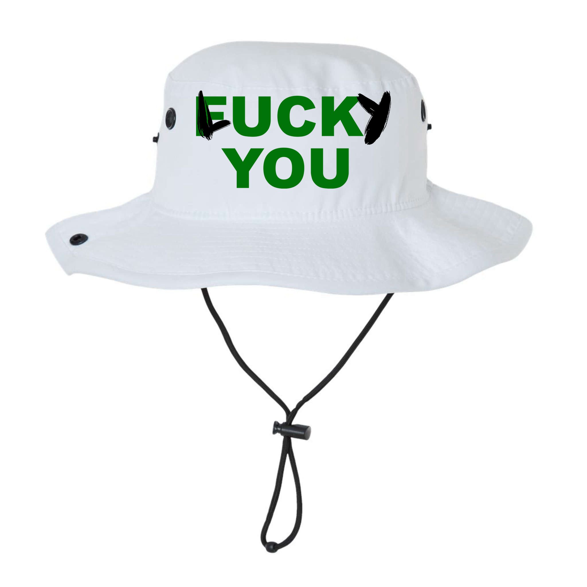 Lucky You F*ck You Funny St Patrick's Day Bucket Hat
