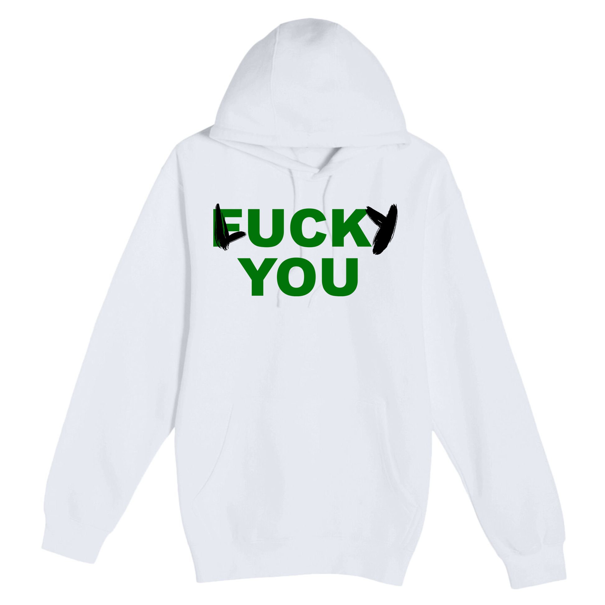 Lucky You F*ck You Funny St Patrick's Day Premium Pullover Hoodie