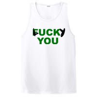 Lucky You F*ck You Funny St Patrick's Day PosiCharge Competitor Tank