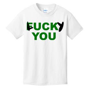 Lucky You F*ck You Funny St Patrick's Day Kids T-Shirt