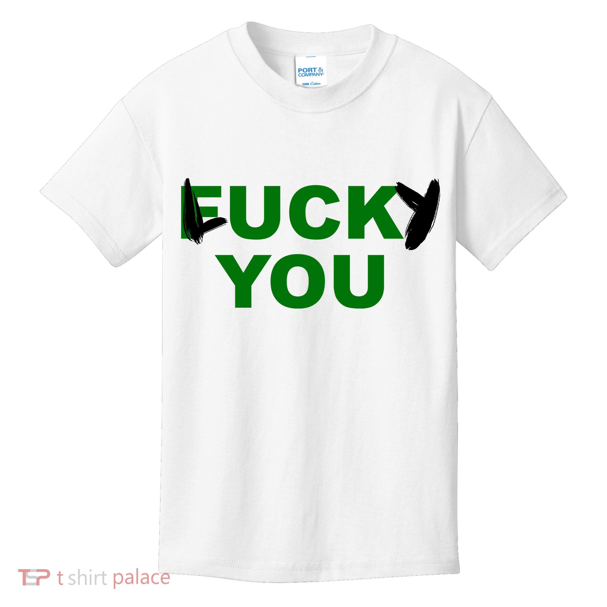 Lucky You F*ck You Funny St Patrick's Day Kids T-Shirt