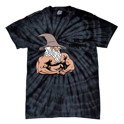Lift You Fools Wizard Weightlifting Bodybuilding Gym Fitness Tie-Dye T-Shirt