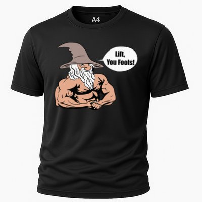 Lift You Fools Wizard Weightlifting Bodybuilding Gym Fitness Performance Shirt