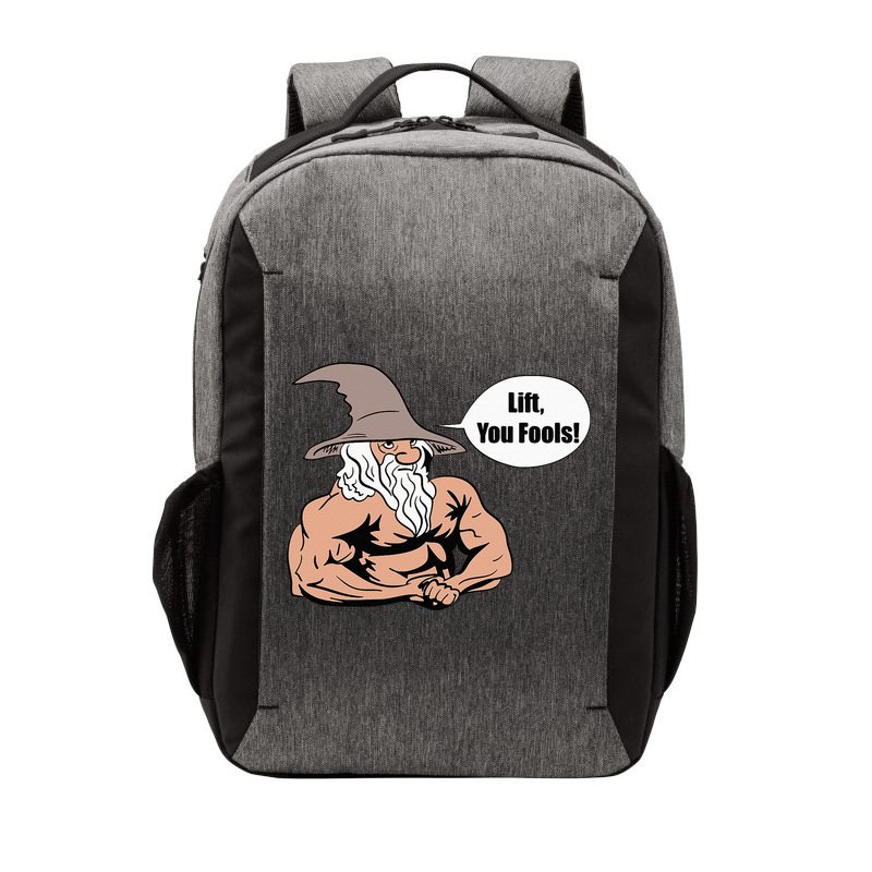 Lift You Fools Wizard Weightlifting Bodybuilding Gym Fitness Vector Backpack