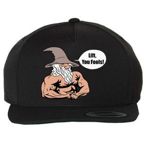 Lift You Fools Wizard Weightlifting Bodybuilding Gym Fitness Wool Snapback Cap