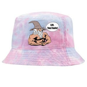 Lift You Fools Wizard Weightlifting Bodybuilding Gym Fitness Tie-Dyed Bucket Hat