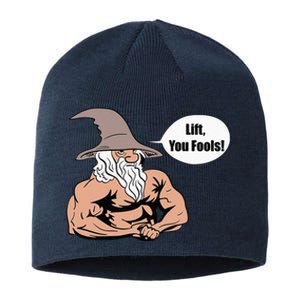 Lift You Fools Wizard Weightlifting Bodybuilding Gym Fitness Sustainable Beanie