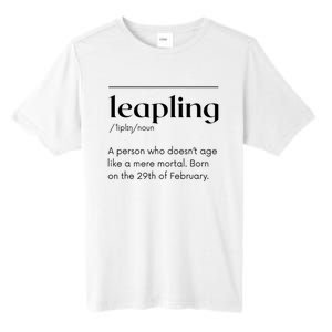 Leap Year February 29 Leapling Definition Funny Birthday Tall Fusion ChromaSoft Performance T-Shirt